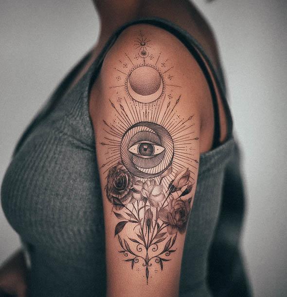 Good Evil Eye Tattoos For Women