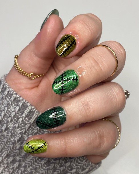 Good Frankenstein Nails For Women