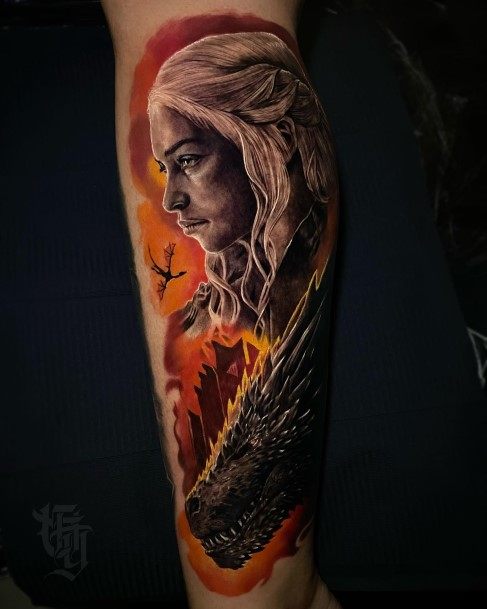 Good Game Of Thrones Tattoos For Women