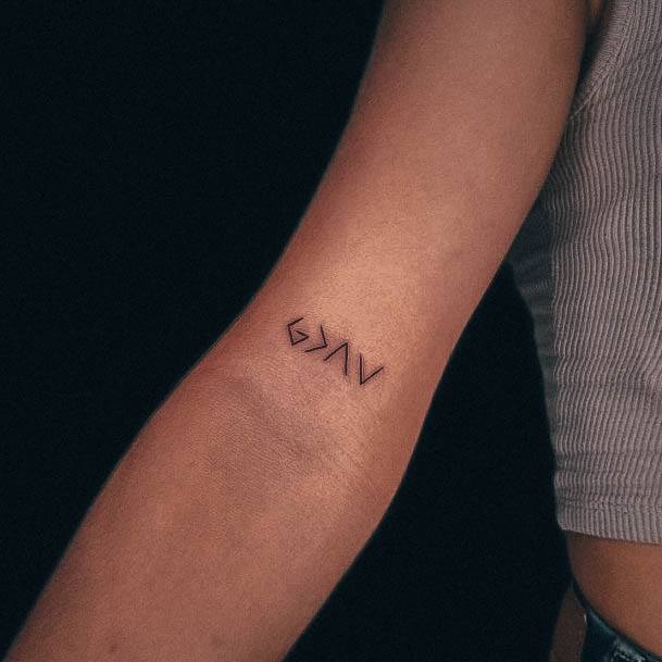 Good God Is Greater Than The Highs And Lows Tattoos For Women