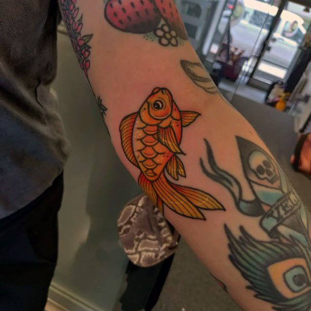 Good Goldfish Tattoos For Women