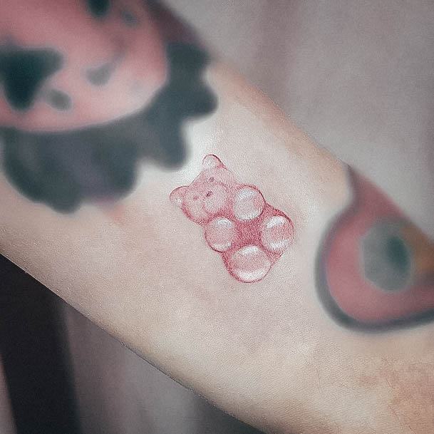 Good Gummy Bear Tattoos For Women