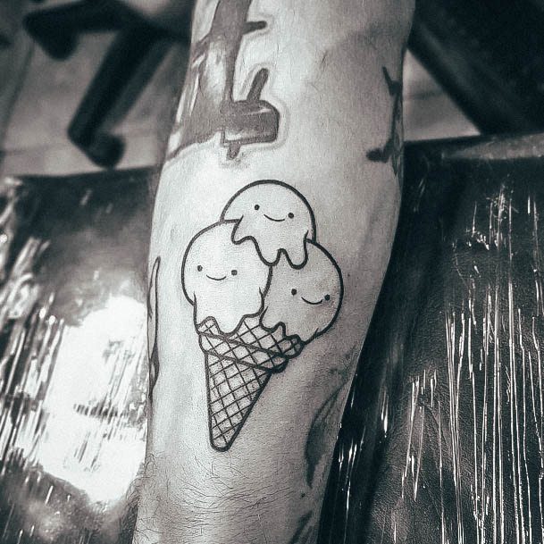 Good Ice Cream Tattoos For Women