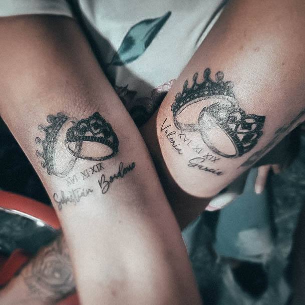 Good King And Queen Tattoos For Women