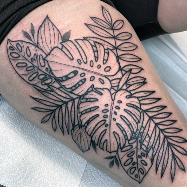 Good Leaf Tattoos For Women