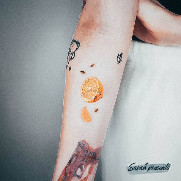 Good Lemon Tattoos For Women