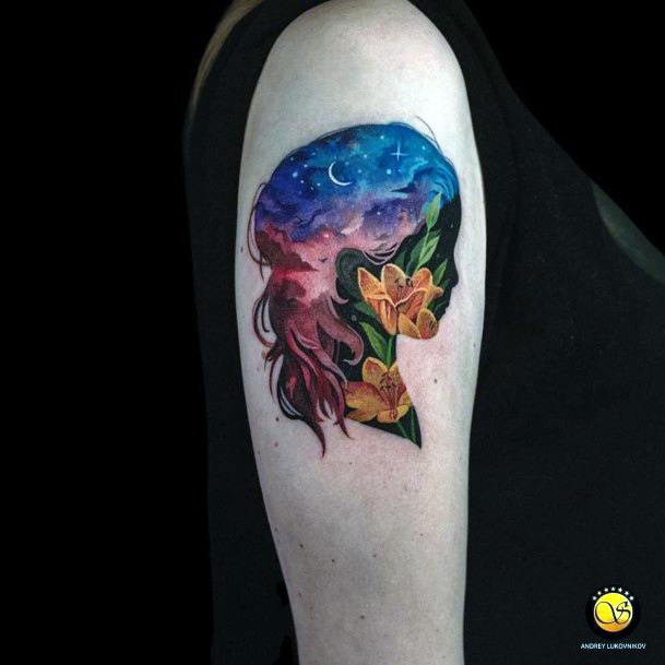 Good Northern Lights Tattoos For Women