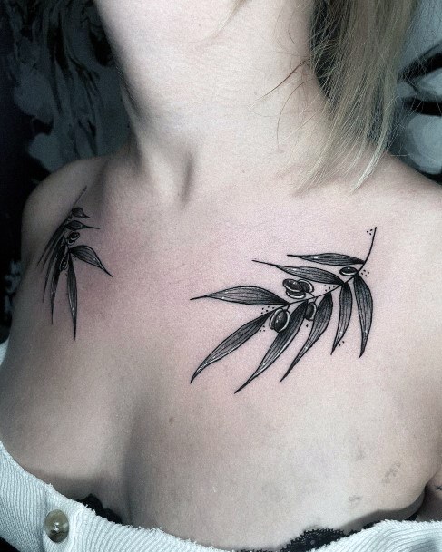 Good Olive Branch Tattoos For Women