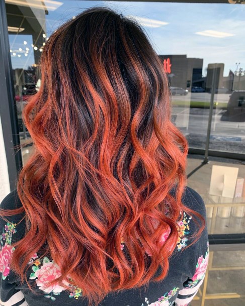 Good Orange Ombre Hairstyless For Women