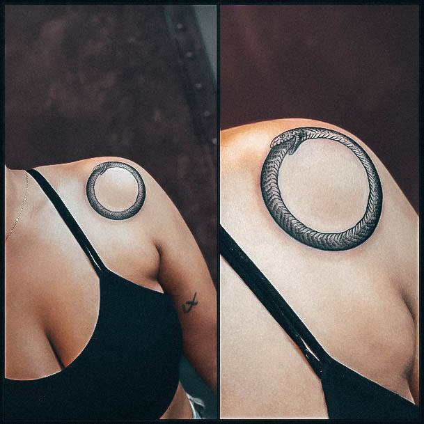 Good Ouroboros Tattoos For Women