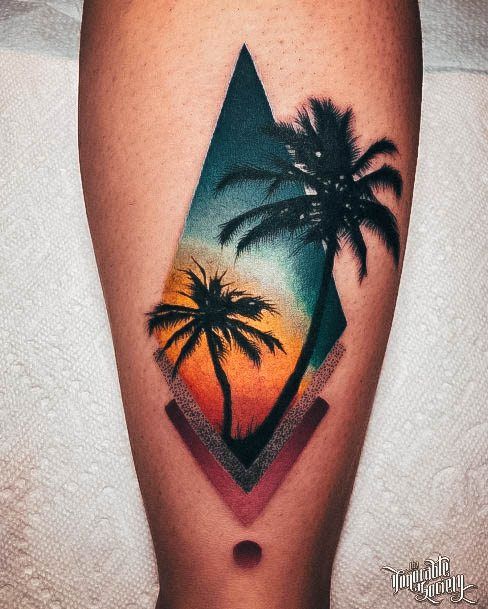 Good Palm Tree Tattoos For Women