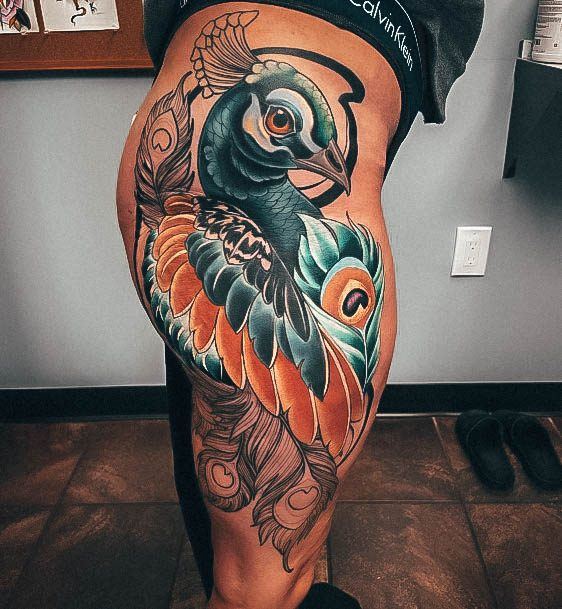 Good Peacock Tattoos For Women