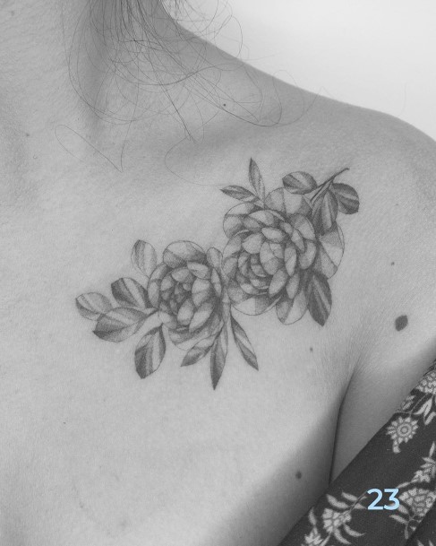 Good Peony Tattoos For Women