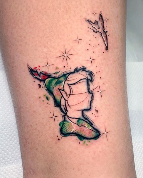 Good Peter Pan Tattoos For Women