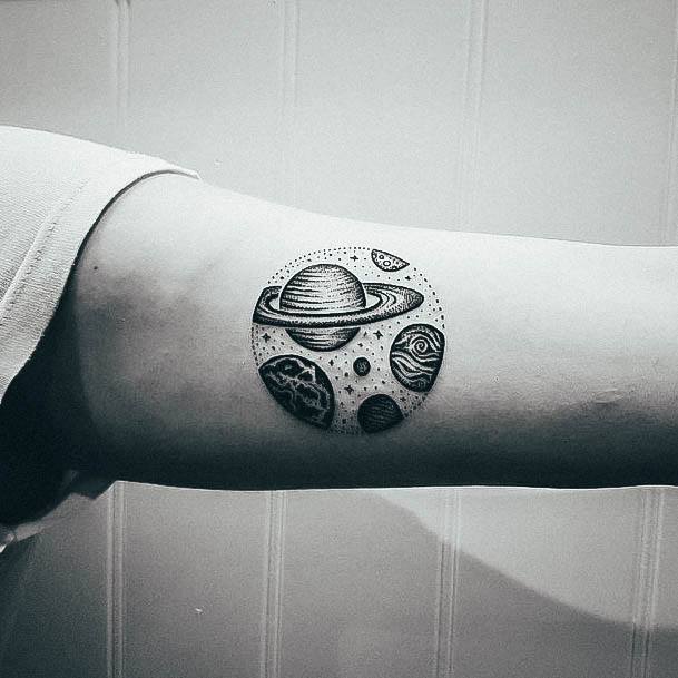 Good Planet Tattoos For Women