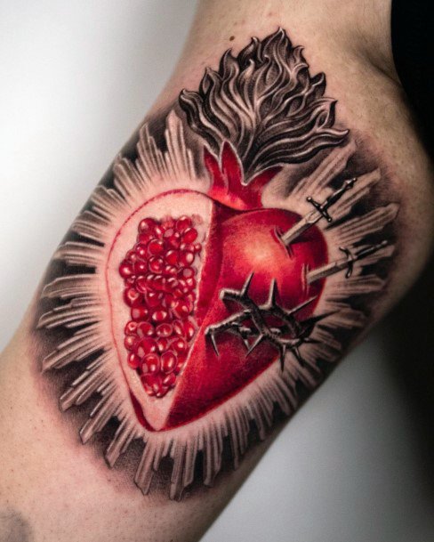 Good Pomegranate Tattoos For Women