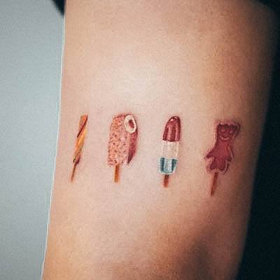 Good Popsicle Tattoos For Women