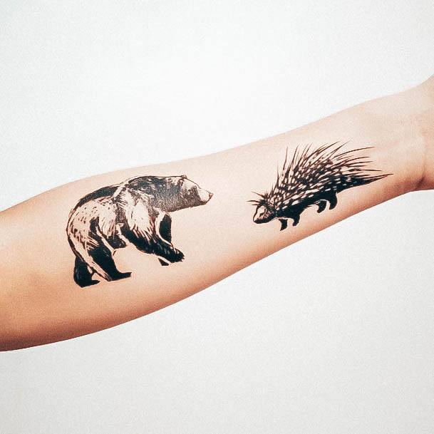 Good Porcupine Tattoos For Women