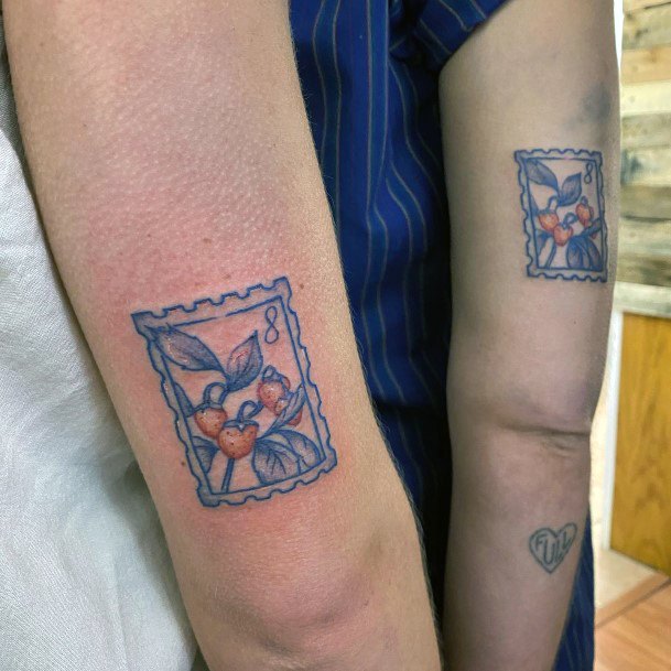 Good Postage Stamp Tattoos For Women