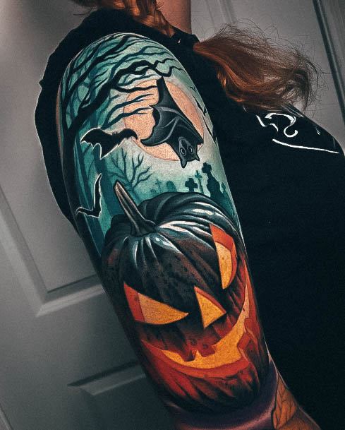 10 Awesome Pumpkin Tattoos Part II