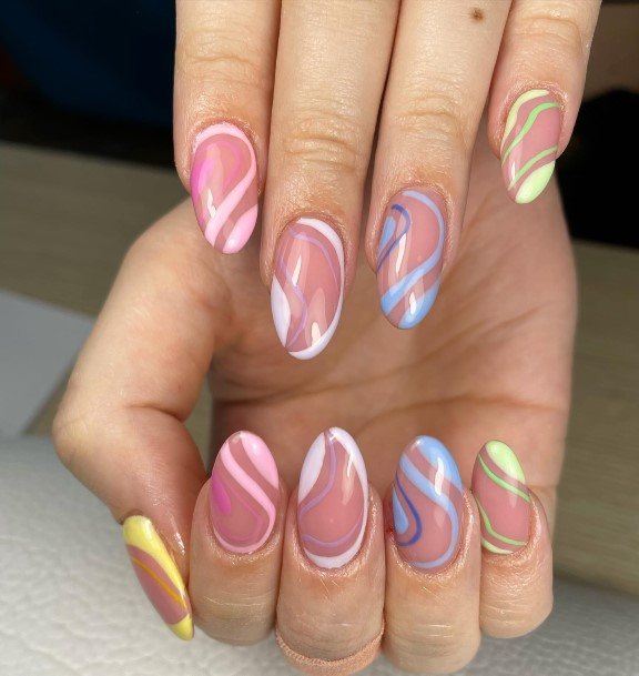 Good Rainbow Nails For Women