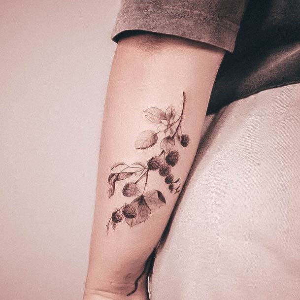 Good Raspberry Tattoos For Women