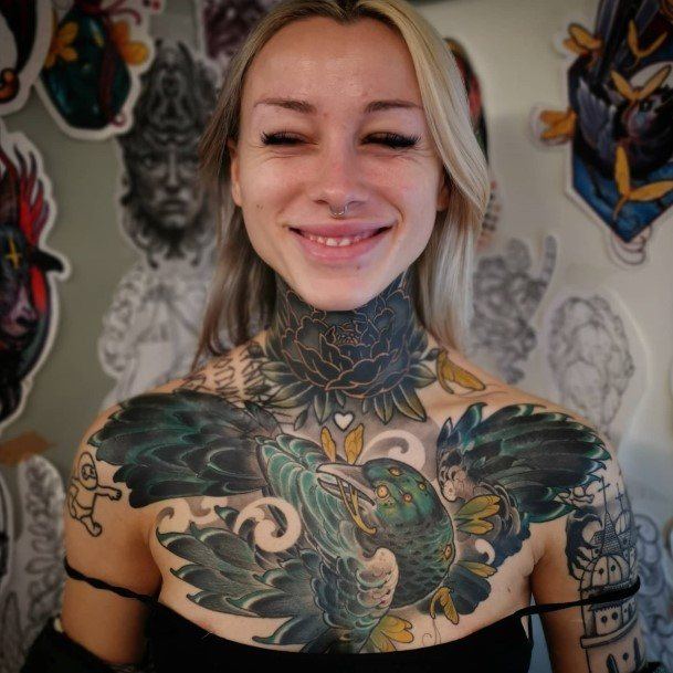 Good Raven Tattoos For Women