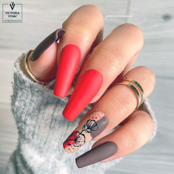 Good Red Dress Nails For Women