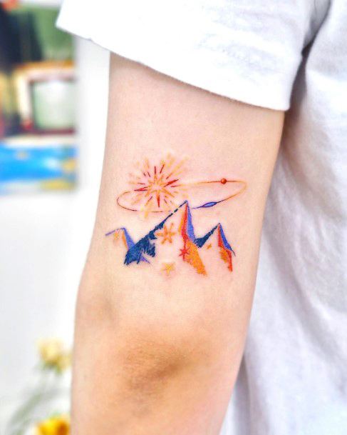 Good Shooting Star Tattoos For Women