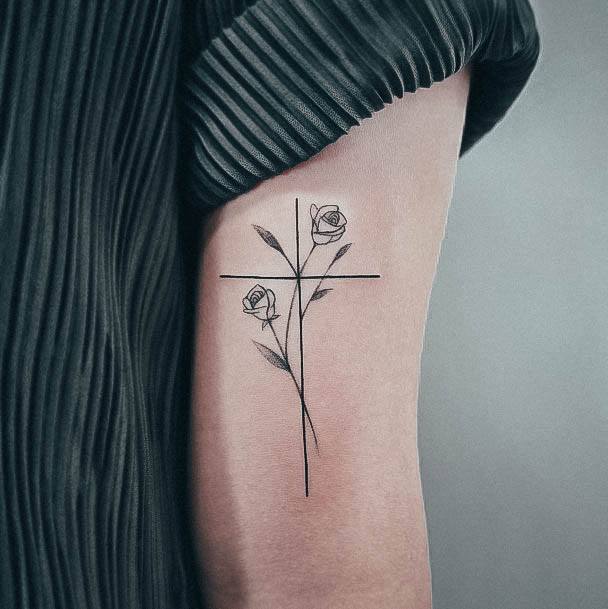 Good Small Cross Tattoos For Women