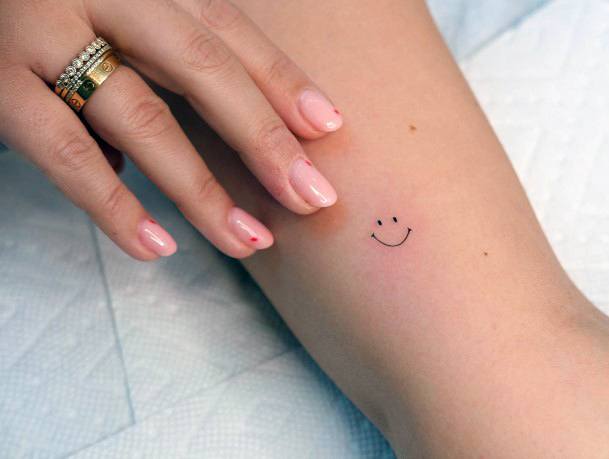 Good Smiley Face Tattoos For Women