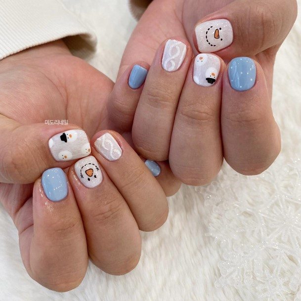 Good Snowman Nails For Women