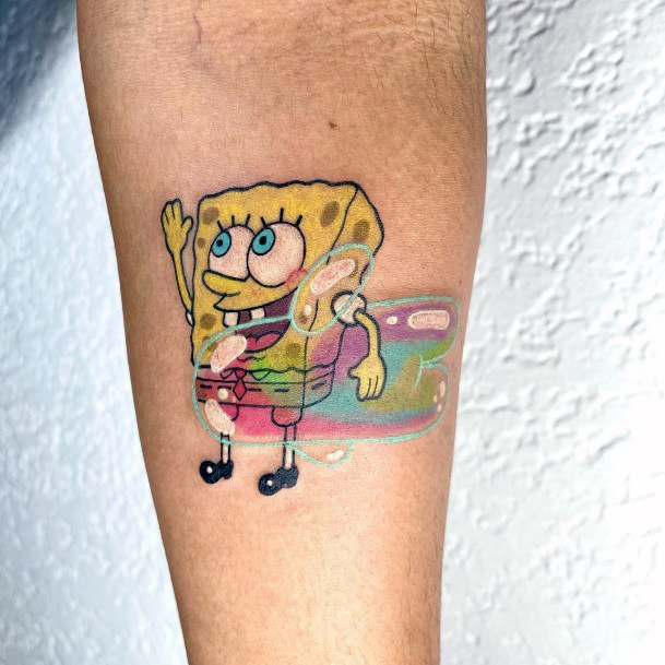Good Spongebob Tattoos For Women