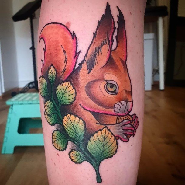 Good Squirrel Tattoos For Women