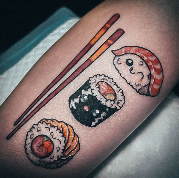 Good Sushi Tattoos For Women