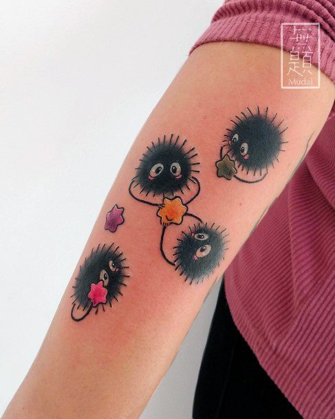 Good Susuwatari Tattoos For Women