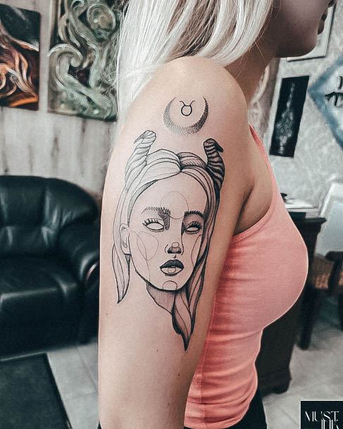 Good Taurus Tattoos For Women