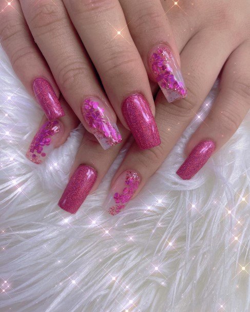 Good Translucent Pink Nails For Women