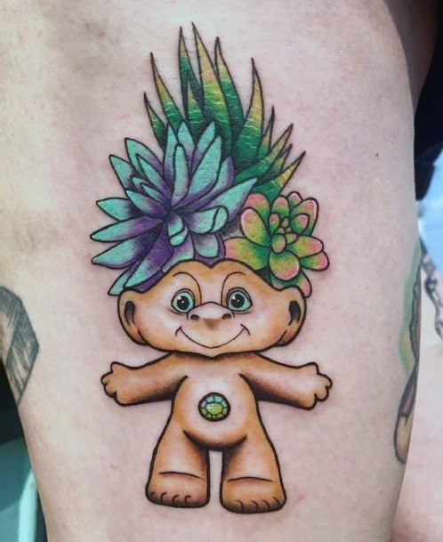 Good Troll Doll Tattoos For Women