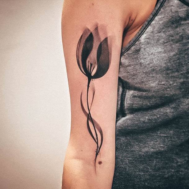 Good Tulip Tattoos For Women