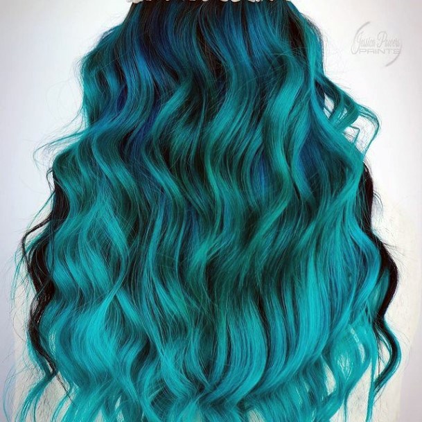 Good Turquoise Ombre Hairstyless For Women