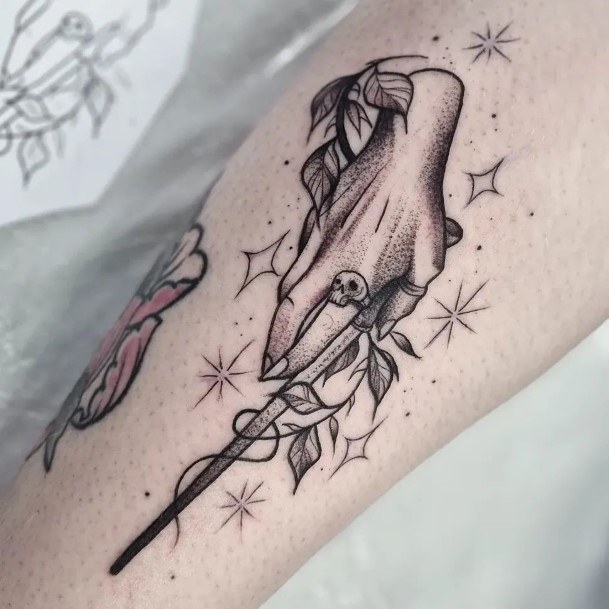 Good Wand Tattoos For Women