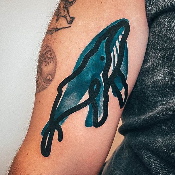 Good Whale Tattoos For Women