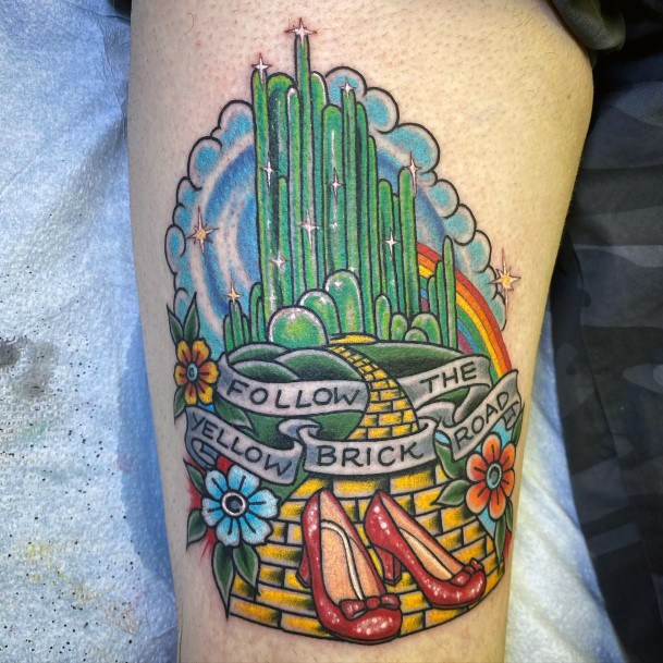 My newest tattoo is over the rainbow  rwizardofoz