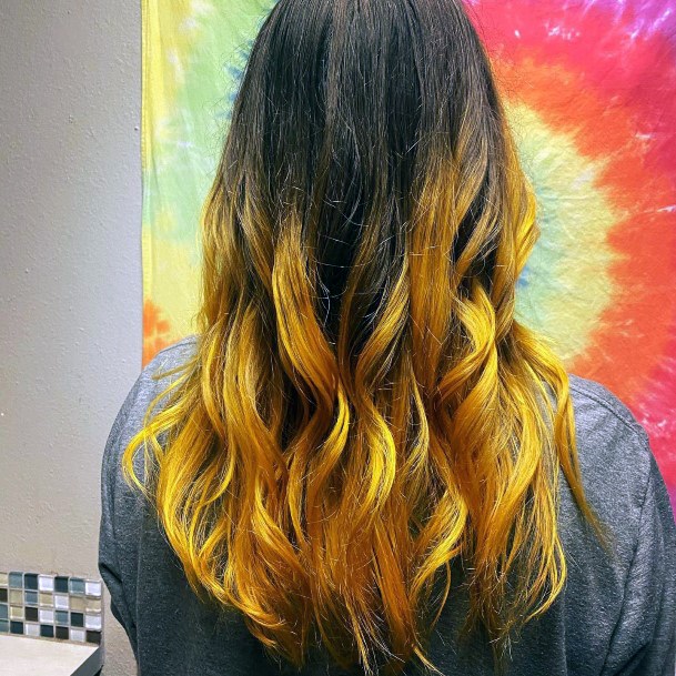 Good Yellow Ombre Hairstyless For Women