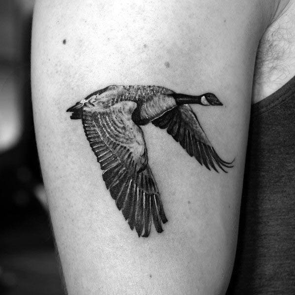 Goose Tattoo Design Inspiration For Women
