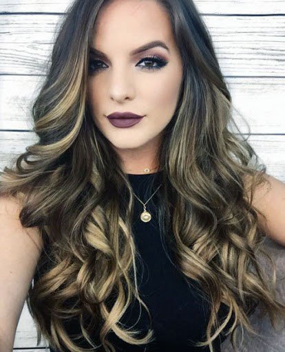 Gorgeous And Hottest Dark Brown And Blonde Ombre Womens Hairstyle