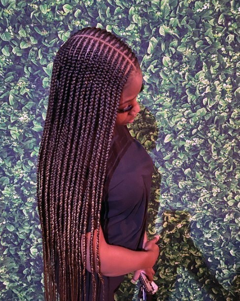 Gorgeous Caramel Brown Braided Long Crochet Hairstyles For Black Women
