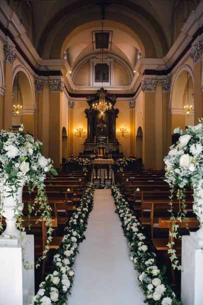 Gorgeous Church Wedding Decorations