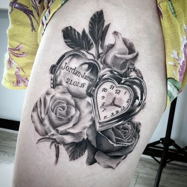 Top 90 Best Clock Tattoo Designs For Women Timeless Body Art